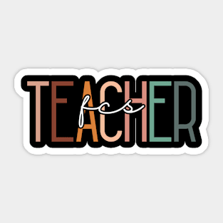 Fcs Teacher Family Consumer Science Facs Sticker